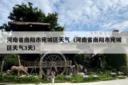 河南省南阳市宛城区天气（河南省南阳市宛城区天气3天）