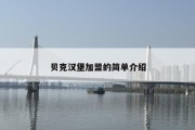 贝克汉堡加盟的简单介绍