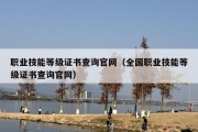 职业技能等级证书查询官网（全国职业技能等级证书查询官网）