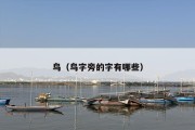 鸟（鸟字旁的字有哪些）