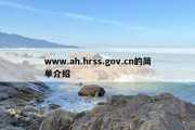 www.ah.hrss.gov.cn的简单介绍