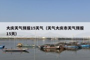 大庆天气预报15天气（天气大庆市天气预报15天）