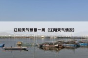 辽阳天气预报一周（辽阳天气情况）