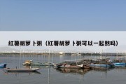 红薯胡萝卜粥（红薯胡萝卜粥可以一起熬吗）