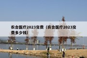 农合医疗2023交费（农合医疗2023交费多少钱）