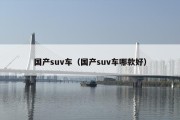 国产suv车（国产suv车哪款好）
