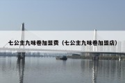 七公主九味卷加盟费（七公主九味卷加盟店）