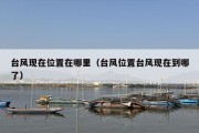台风现在位置在哪里（台风位置台风现在到哪了）