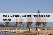 云南人力资源和社会保障网（云南省事业单位招聘网）