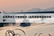台风预警几个等级划分（台风预警等级划分标准）