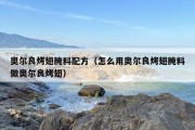奥尔良烤翅腌料配方（怎么用奥尔良烤翅腌料做奥尔良烤翅）