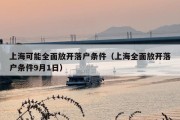 上海可能全面放开落户条件（上海全面放开落户条件9月1日）