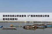 贺州市住房公积金查询（广西贺州住房公积金查询在线查询）