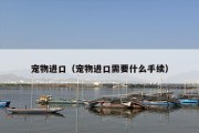 宠物进口（宠物进口需要什么手续）