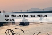 未来15天精准天气预报（未来15天精准天气预报9）