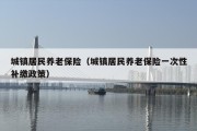 城镇居民养老保险（城镇居民养老保险一次性补缴政策）