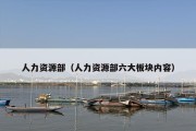 人力资源部（人力资源部六大板块内容）