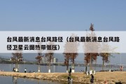 台风最新消息台风路径（台风最新消息台风路径卫星云图热带低压）