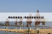 寿险保单查询（寿险保单查询方法）