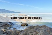 加盟赚钱做老板（加盟商老板）