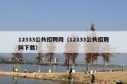 12333公共招聘网（12333公共招聘网下载）