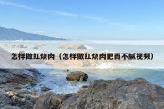 怎样做红烧肉（怎样做红烧肉肥而不腻视频）