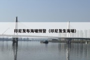 印尼发布海啸预警（印尼发生海啸）