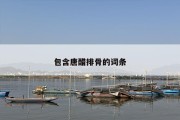 包含唐醋排骨的词条