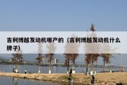 吉利博越发动机哪产的（吉利博越发动机什么牌子）