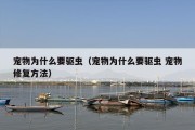 宠物为什么要驱虫（宠物为什么要驱虫 宠物修复方法）