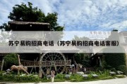苏宁易购招商电话（苏宁易购招商电话客服）