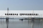 冬瓜的做法大全（蓝莓冬瓜的做法大全）